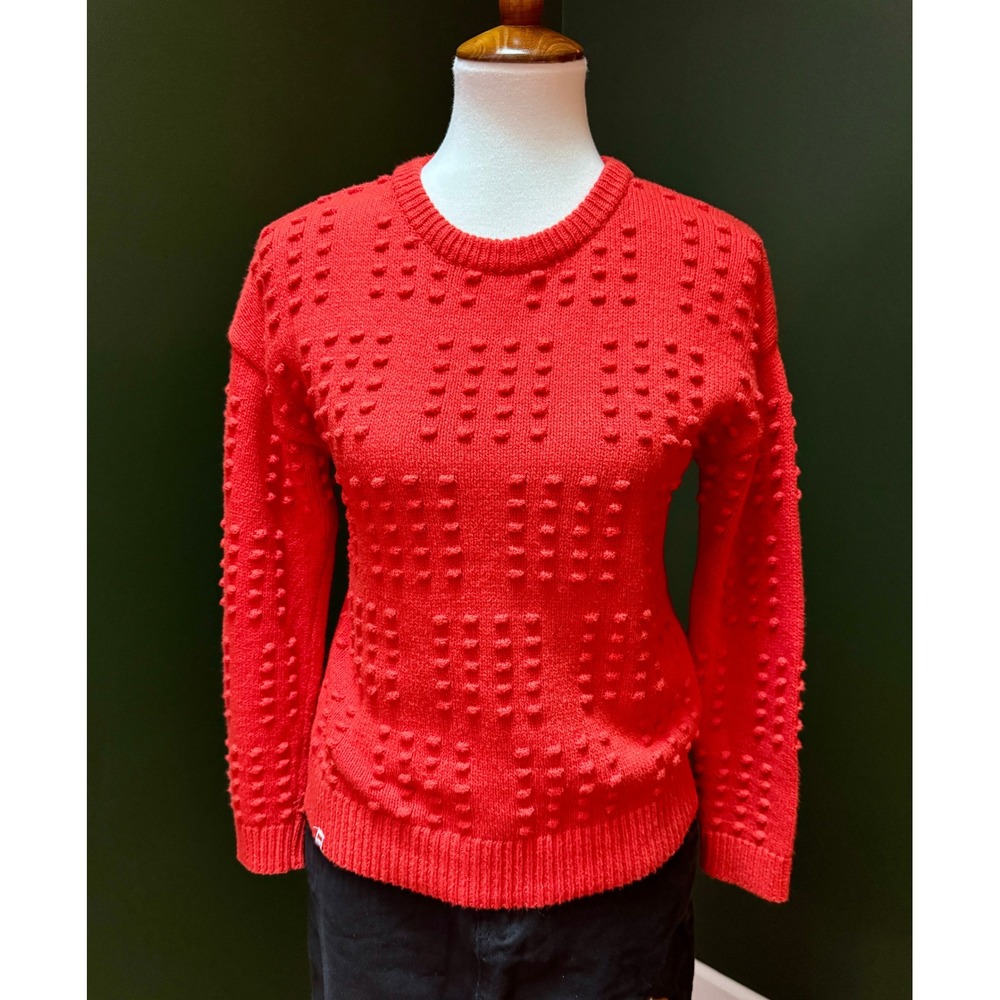 LEGO Red Textured Knit Crewneck Sweater Size‎ L
